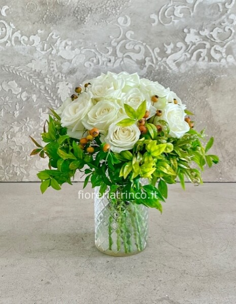 Bouquet rose bianche