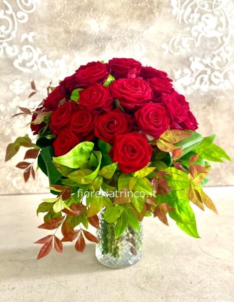 Bouquet rose rosse 